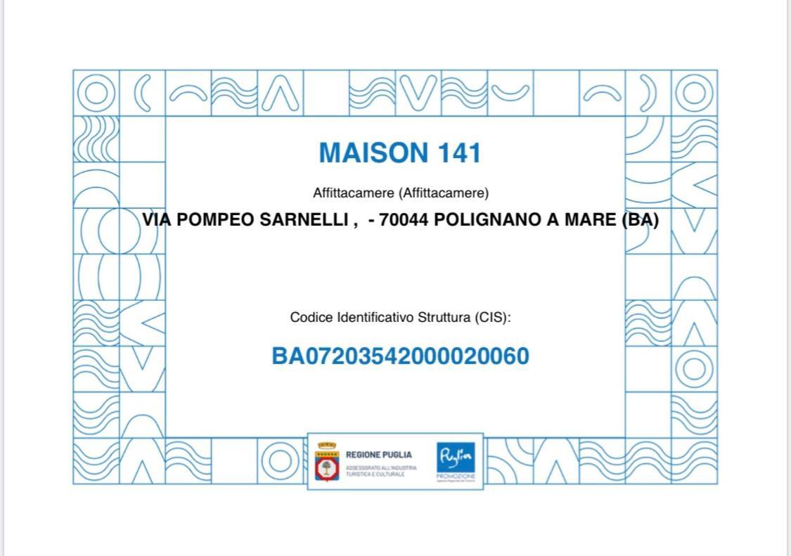 Maison 141 Polignano a Mare Eksteriør billede